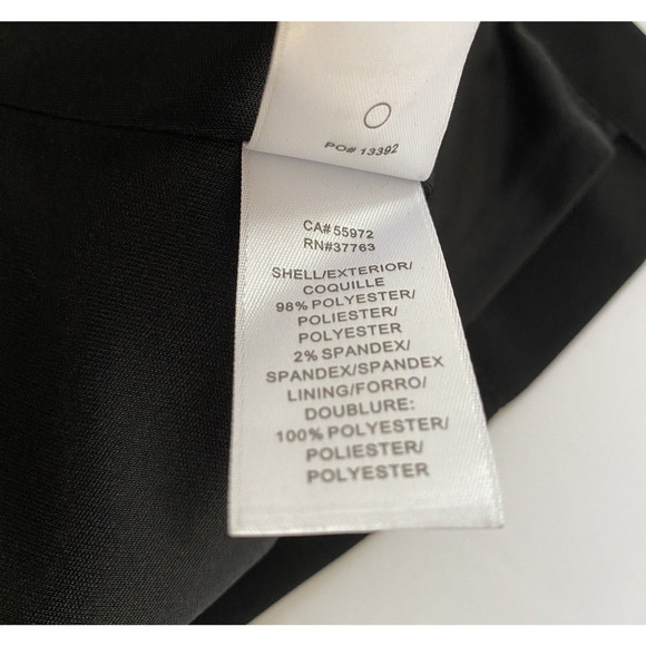 Laundry Shelli Segal Black Knee Length Sheath Dress Empire Waist Sz 4 NWT - Picture 10 of 10